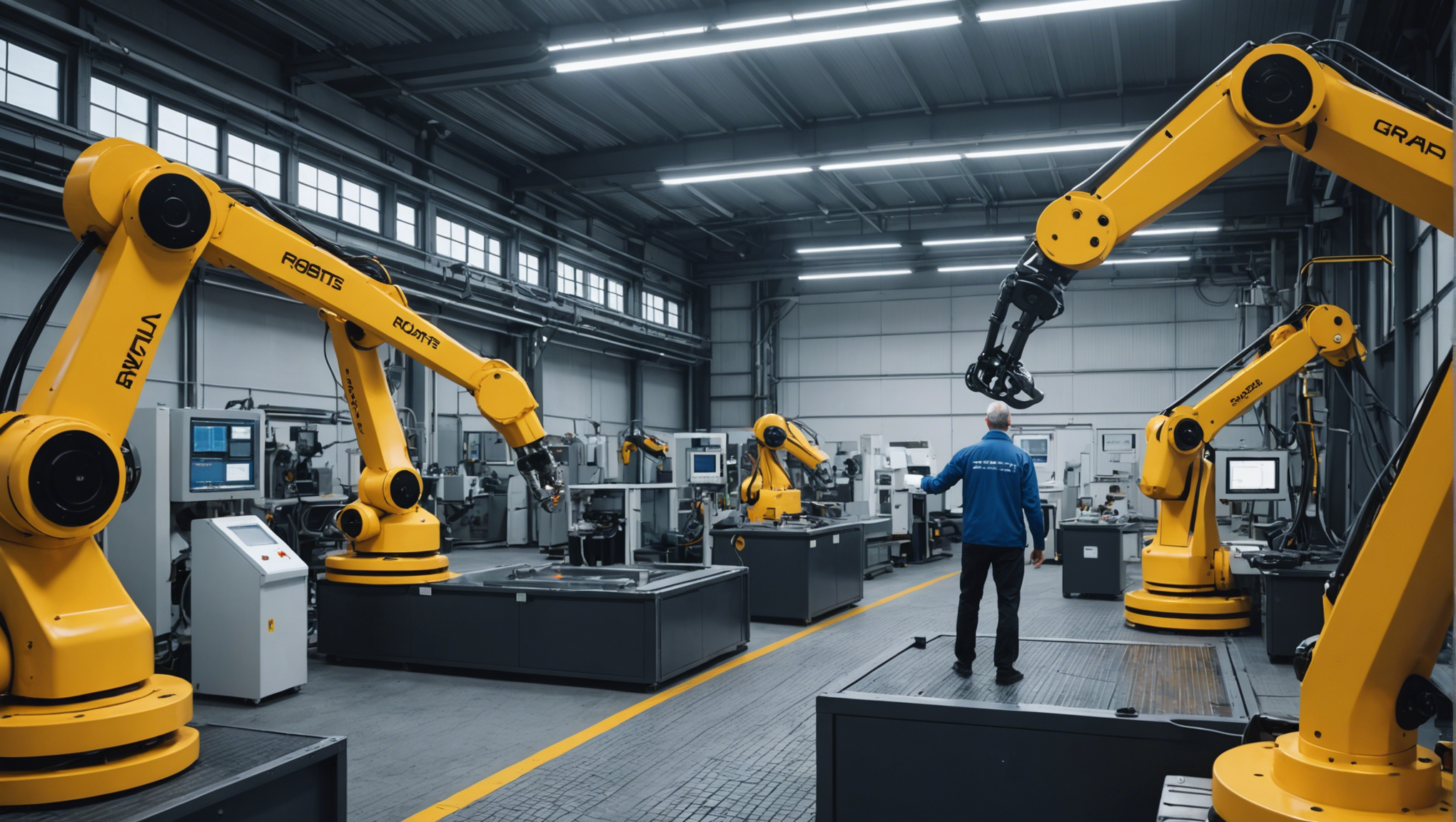 découvrez l'impact de la deuxième vague d'automatisation sur l'industrie avec l'avènement des robots industriels et leurs implications sur la productivité et l'emploi.