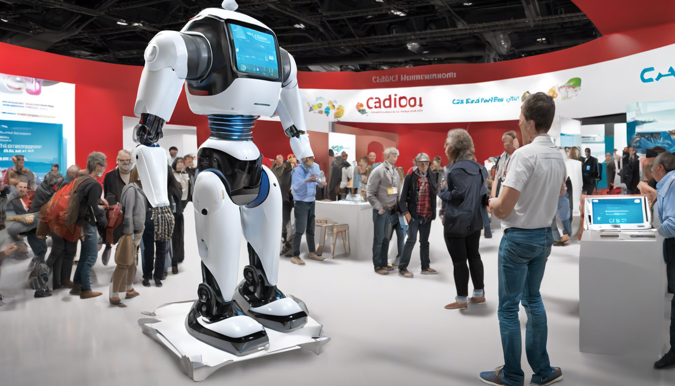 venez découvrir l'intervention interactive et dynamique du robot pepper sur le stand de cadiou lors du salon artibat. une expérience innovante à ne pas manquer, où technologie et créativité se rencontrent pour révolutionner le secteur du bâtiment !