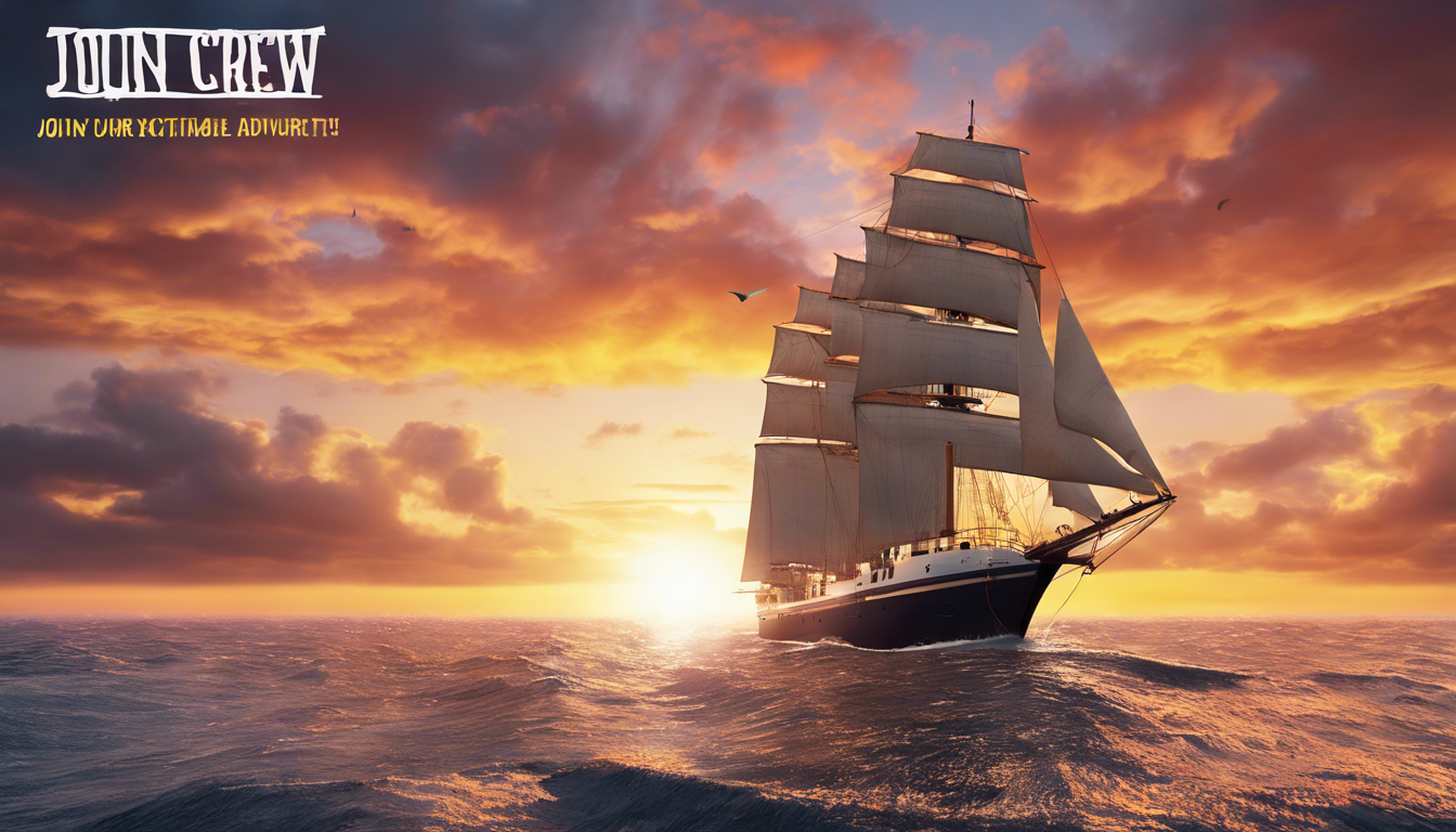 rejoignez notre équipage pour une aventure maritime exceptionnelle et partez à la découverte des mers en notre compagnie !