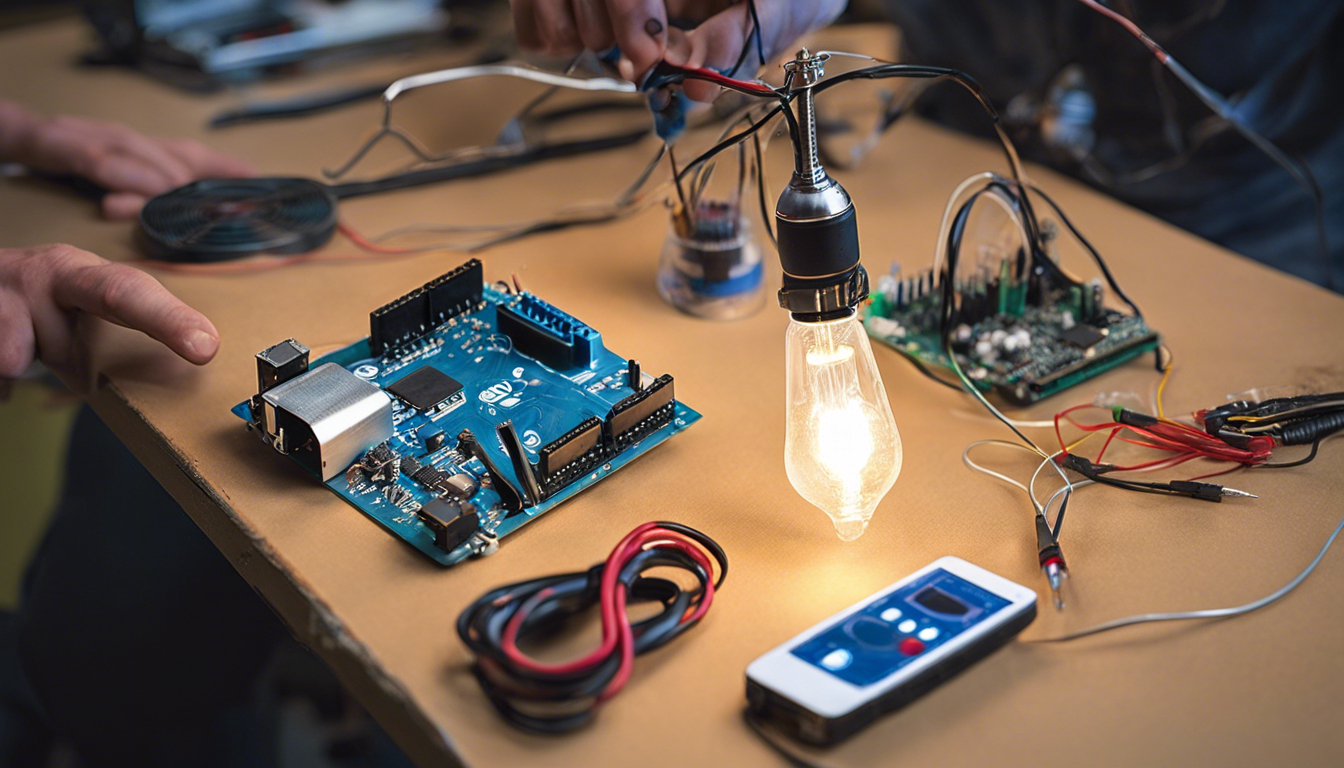 découvrez notre tutoriel complet pour fabriquer votre propre lampe 'lumina' avec arduino. suivez nos étapes simples et créatives pour concevoir un éclairage personnalisé qui illumine votre espace tout en développant vos compétences en électronique.