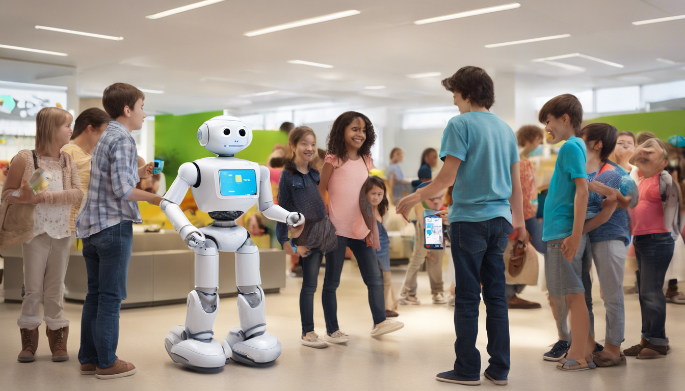 découvrez les interactions fascinantes avec le robot pepper, un compagnon interactif qui utilise la reconnaissance vocale et des gestes pour communiquer. apprenez comment ce robot innovant peut enrichir l'expérience utilisateur dans divers contextes, allant de l'éducation à l'accueil client.