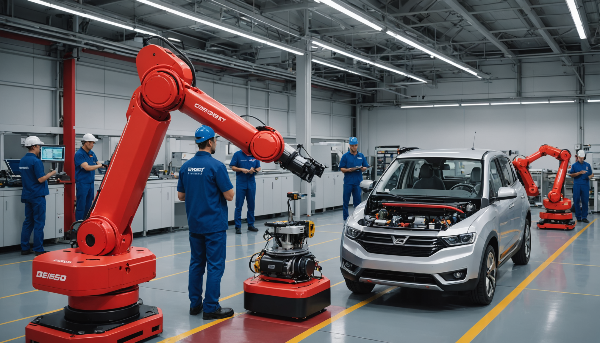 découvrez comment un cobot guidé par vision transforme le processus de peinture chez denso, améliorant l'efficacité et la qualité de production grâce à des technologies de pointe.