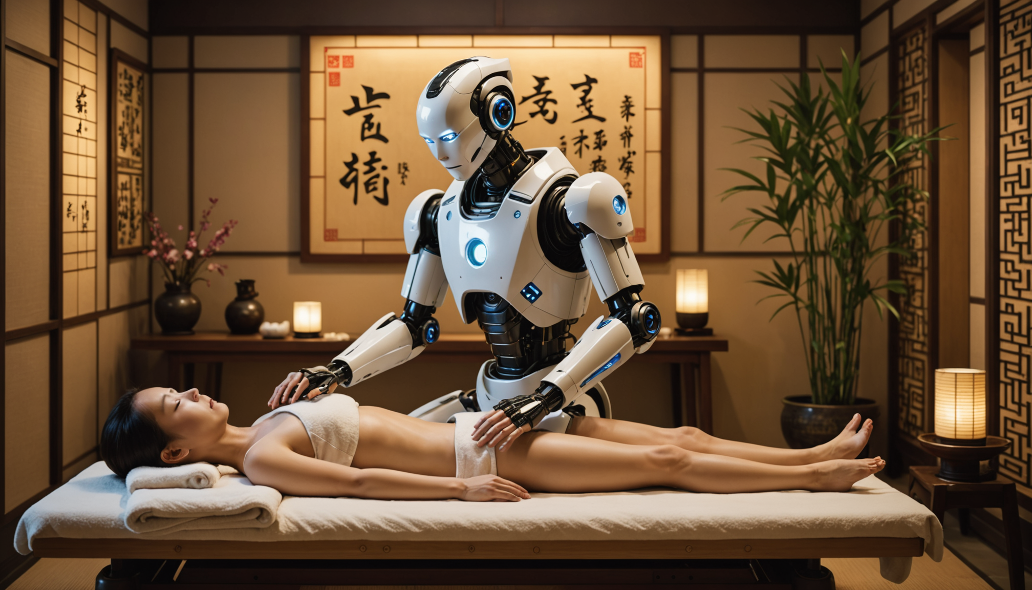 découvrez un robot innovant qui reproduit les techniques ancestrales du massage chinois, offrant une expérience relaxante et des bienfaits thérapeutiques inégalés. plongez dans un voyage de bien-être où tradition et technologie se rencontrent.