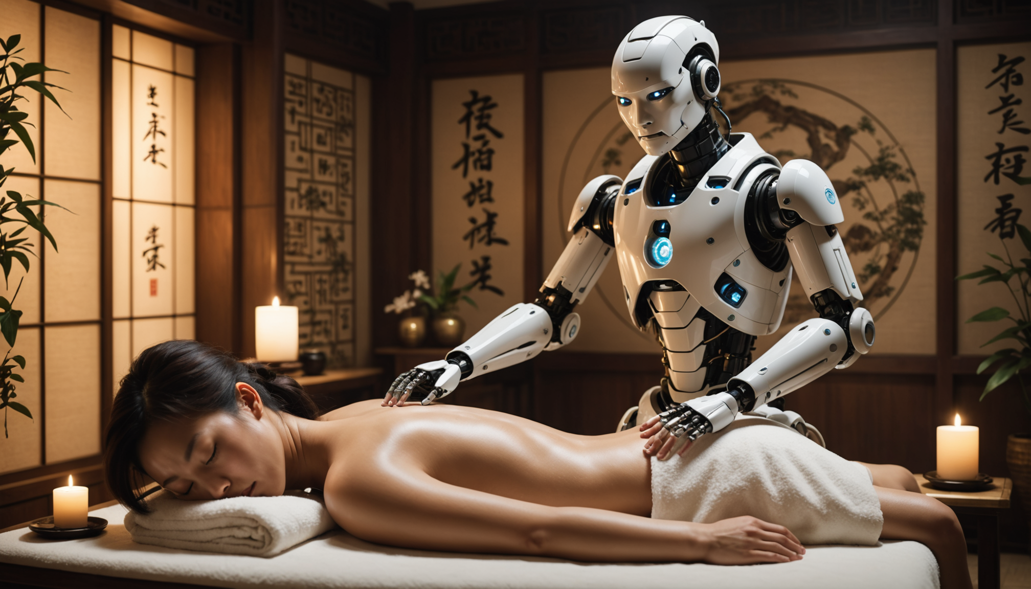 découvrez notre robot innovant qui reproduit les techniques traditionnelles du massage chinois, offrant des bienfaits thérapeutiques pour le corps et l'esprit. une expérience relaxante et revigorante à portée de main.