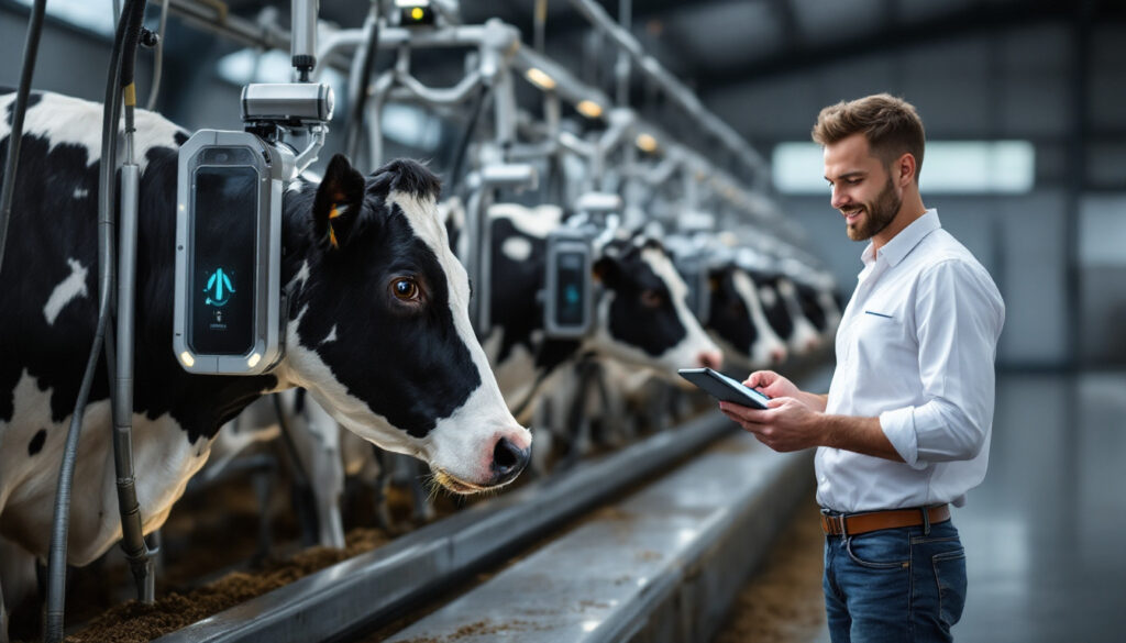 découvrez comment les robots laitiers révolutionnent l'élevage en optimisant le travail des vaches et facilitant la vie des agriculteurs. explorez les avantages de cette technologie moderne pour une production laitière plus efficace et durable.