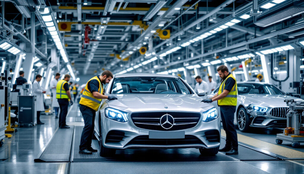 découvrez comment abb a intégré pixelpaint dans l'usine de mercedes-benz en allemagne, révolutionnant ainsi les processus de peinture automobile grâce à des technologies innovantes et une automatisation avancée.