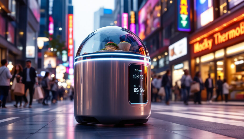découvrez comment un robot innovant, conçu pour maintenir la température idéale des aliments, pourrait transformer la livraison de repas. une solution révolutionnaire qui garantit des plats chauds et savoureux, tout en améliorant l'expérience client.