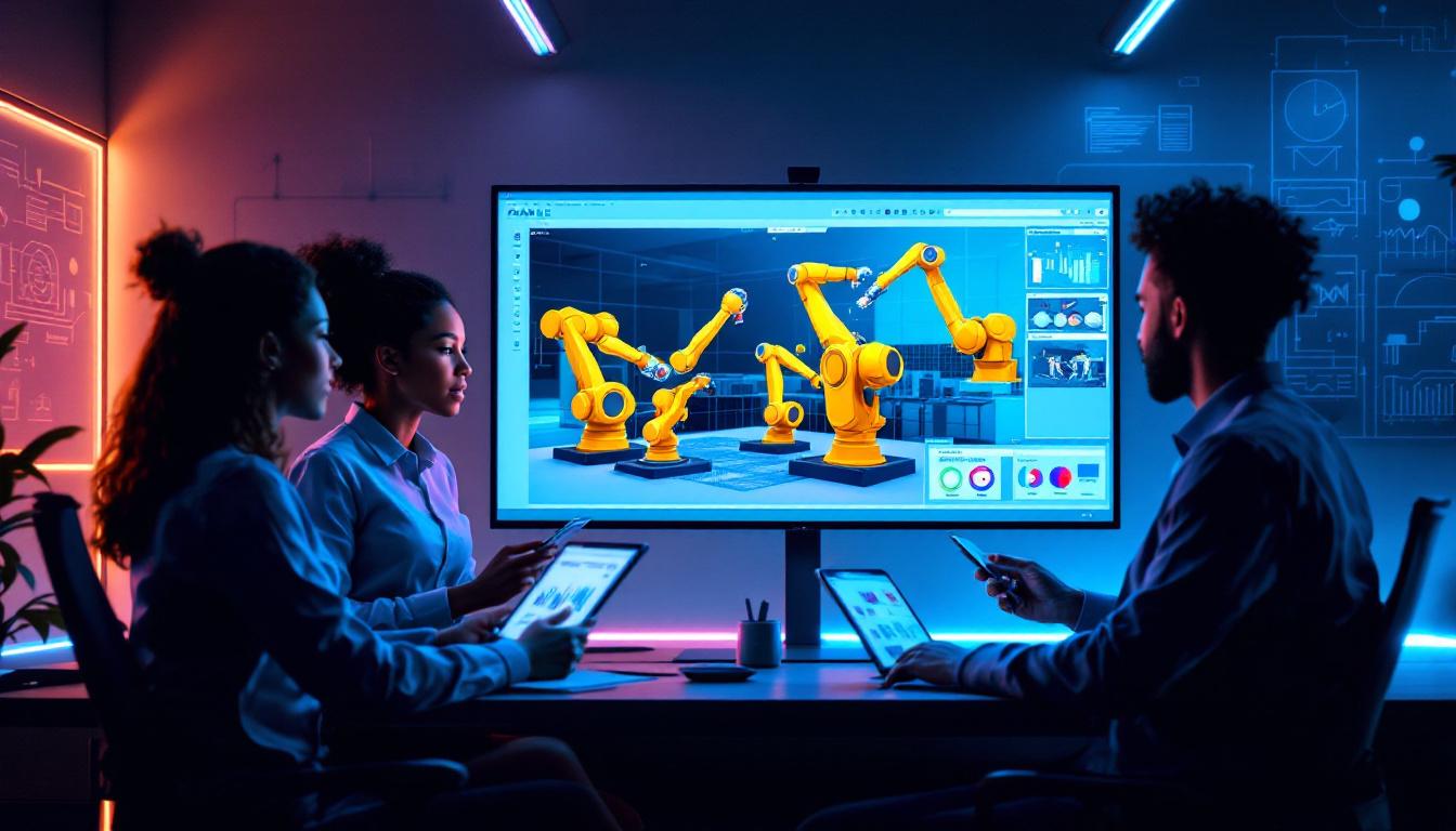 découvrez la nouvelle version 10 de roboguide, le logiciel de simulation de robots innovant de fanuc. optimisez votre production grâce à des fonctionnalités avancées et une interface intuitive, permettant une simulation réaliste et précise de vos projets robotiques.
