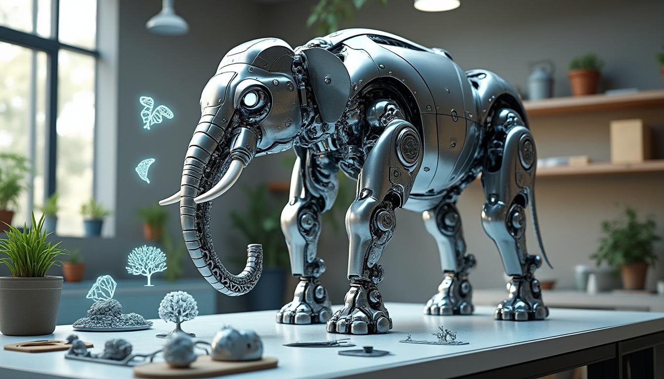 découvrez comment un robot éléphant incarne l'innovation en matière d'impression 3d, s'inspirant des mécanismes biologiques pour repousser les frontières de la technologie. plongez dans un univers où la nature et la science se rencontrent.