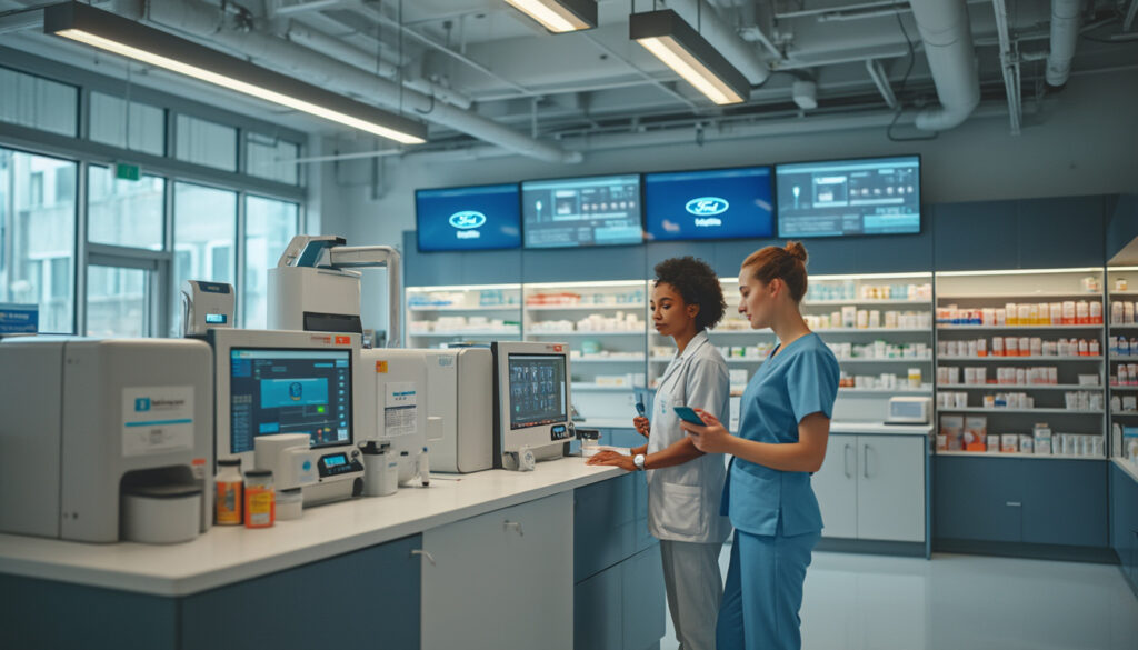 découvrez comment bd et henry ford health unissent leurs forces pour automatiser la gestion des pharmacies, améliorer l'efficacité et optimiser le parcours de soins grâce à des solutions innovantes.