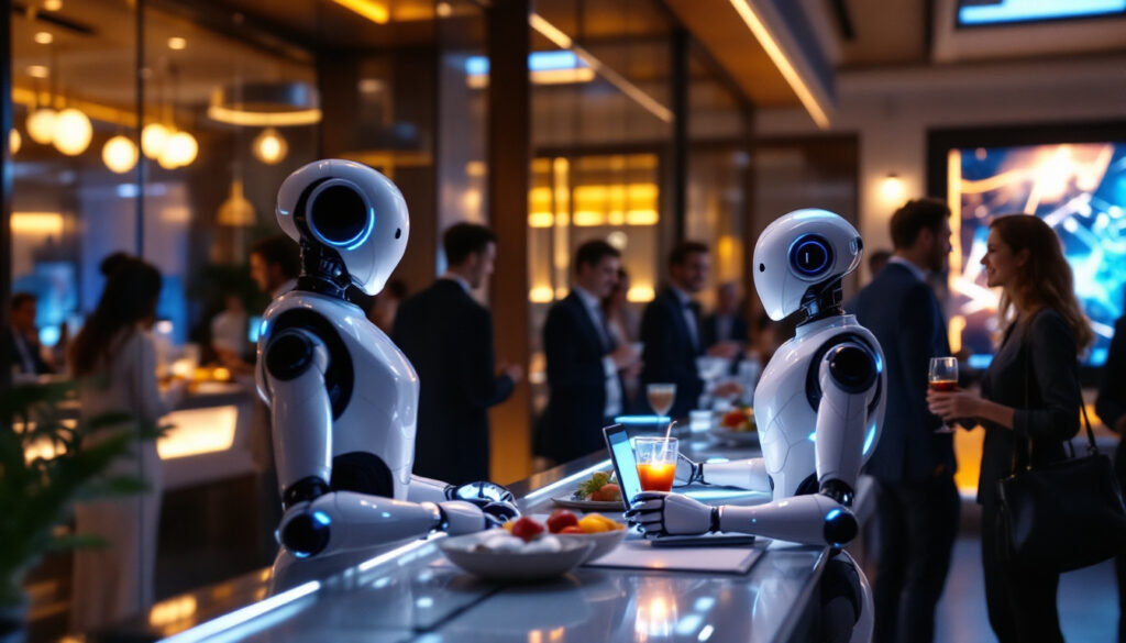 découvrez comment les robots événementiels offrent aux entreprises une animation innovante, attirent l'attention des participants et optimisent l’engagement lors de leurs événements professionnels.