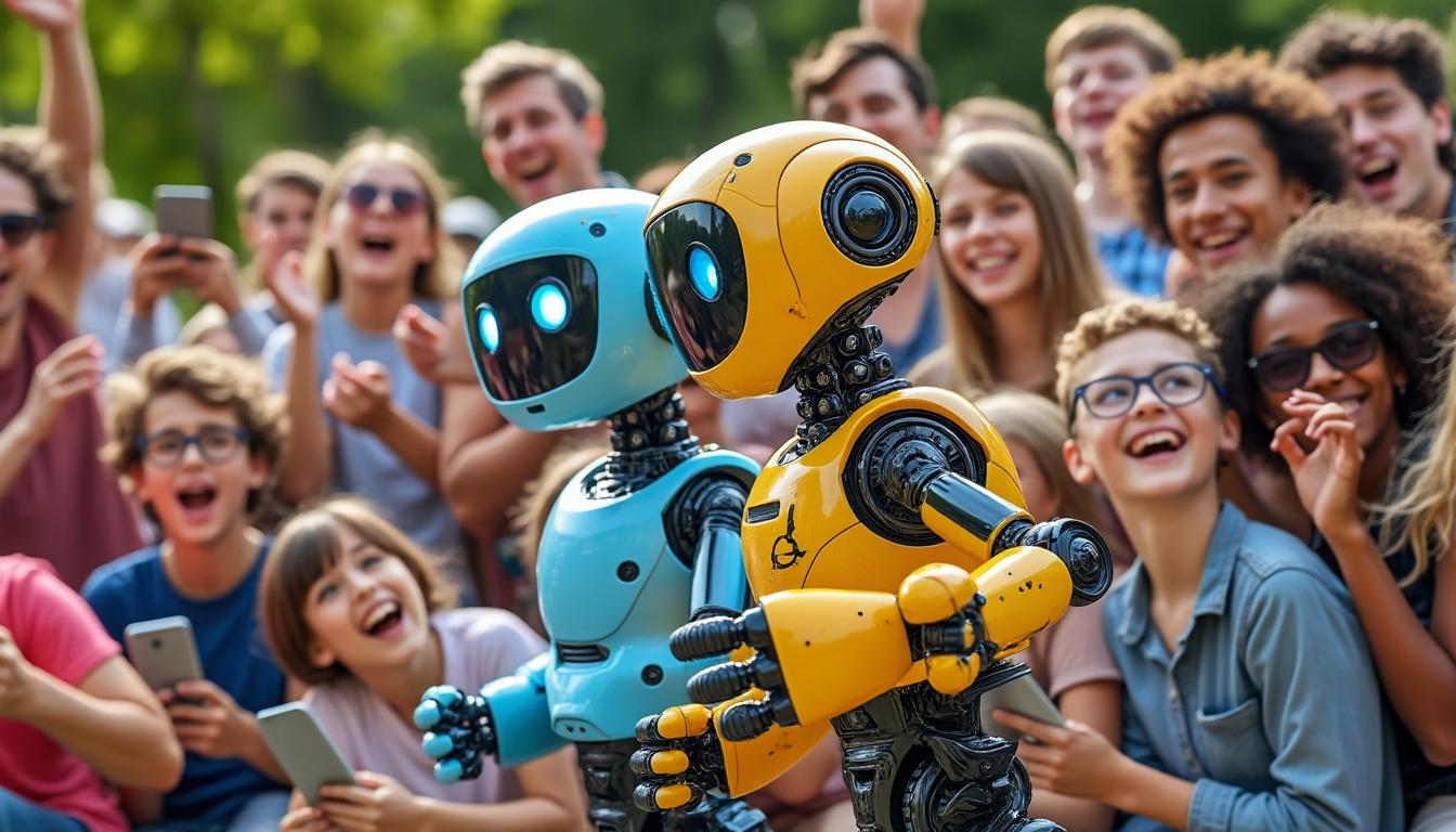 découvrez les réactions hilarantes du public face à nos robots, avec des surprises inattendues en numéro 3 ! rires garantis et moments mémorables à partager.