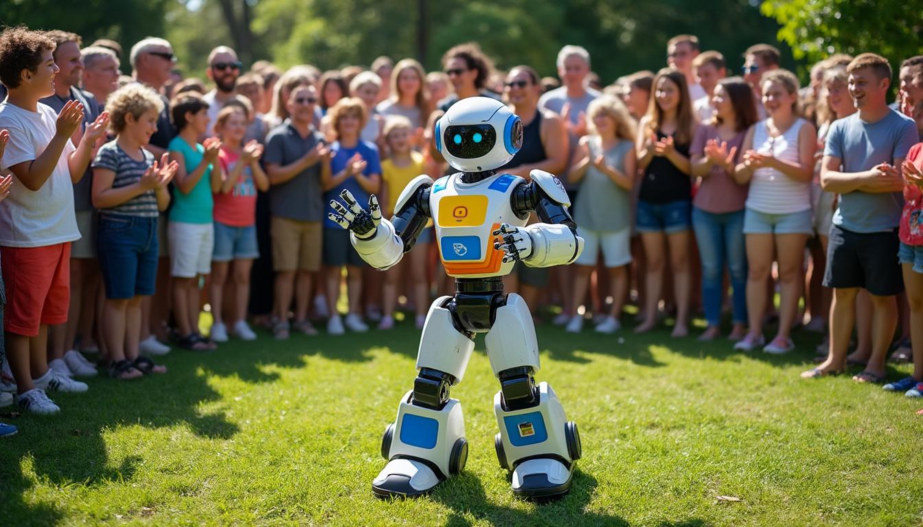 découvrez les réactions les plus hilarantes du public face à nos robots, avec des surprises inattendues et beaucoup de rires. la réaction numéro 3 va vraiment vous étonner !