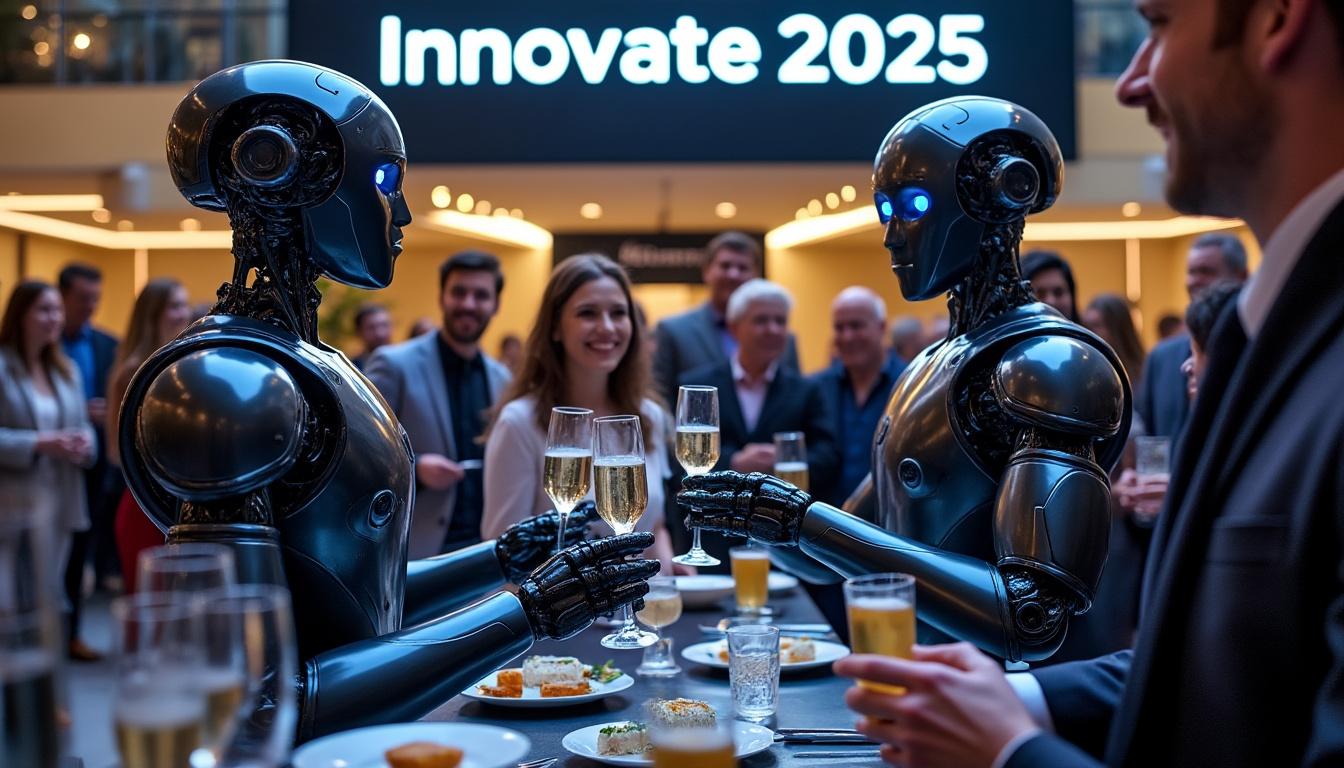découvrez pourquoi l’intégration d’un robot lors de votre prochain événement d’entreprise s’imposera comme la grande tendance de 2025 : innovation, animation interactive et souvenirs inoubliables garantis !