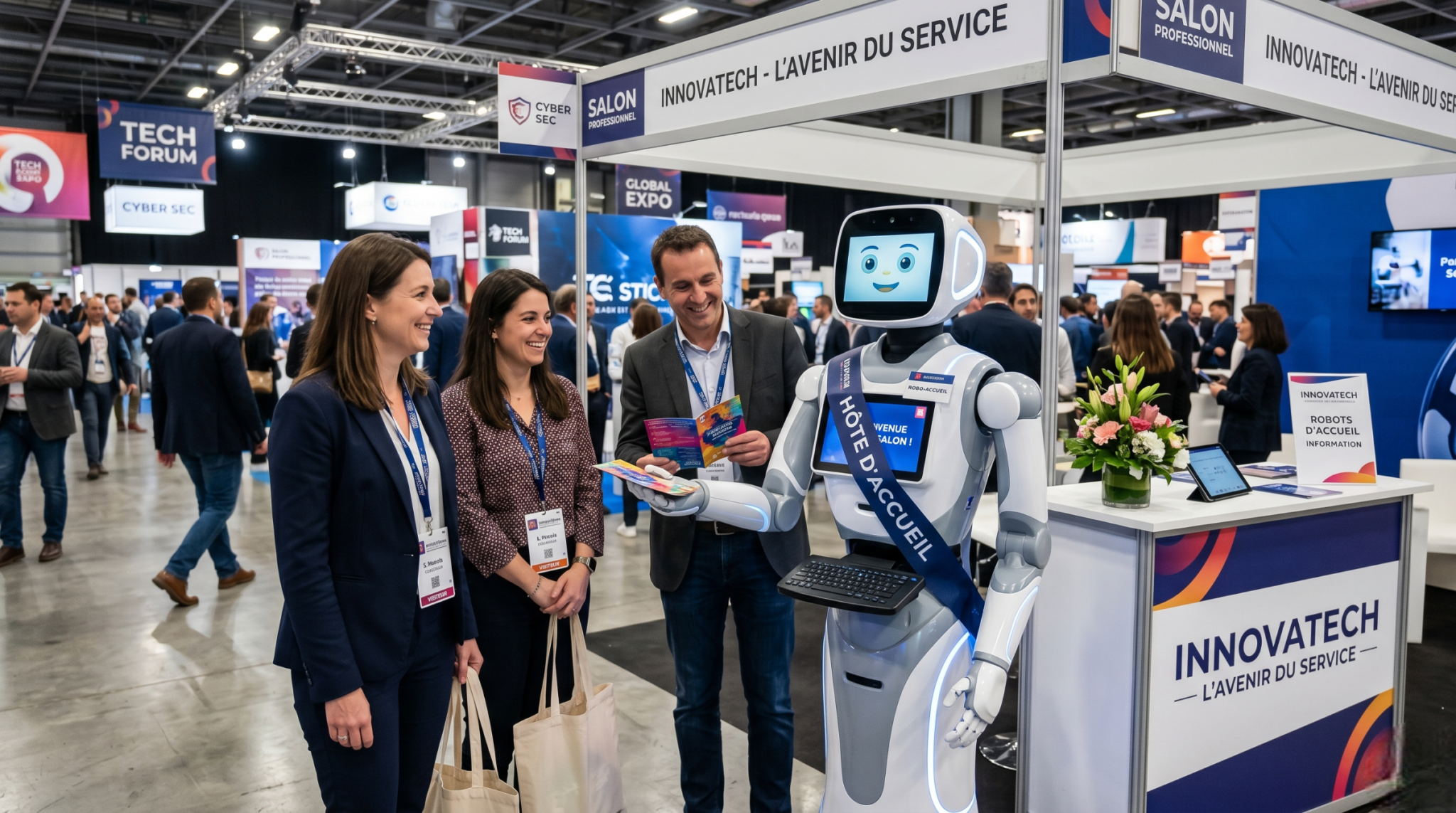 Misez sur la location d'un robot événementiel.