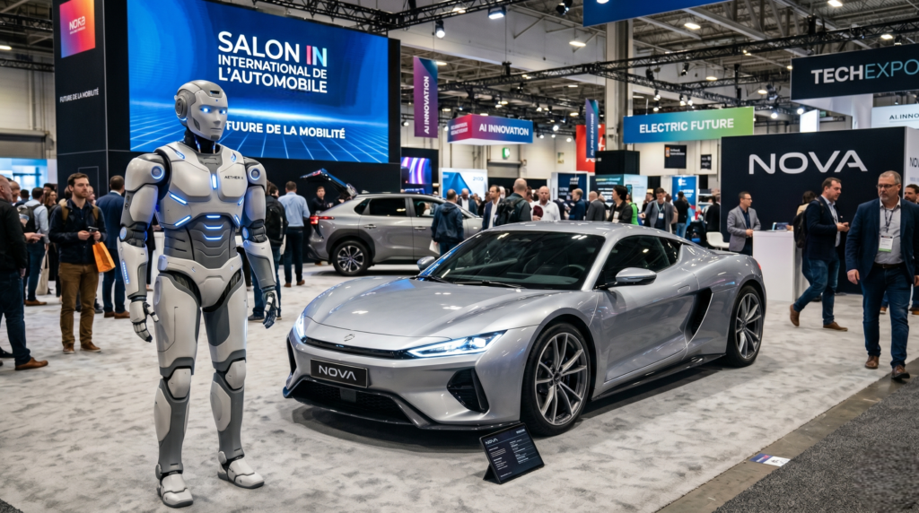Un robot d'animation sera votre meilleur outil pendant un salon professionnel.