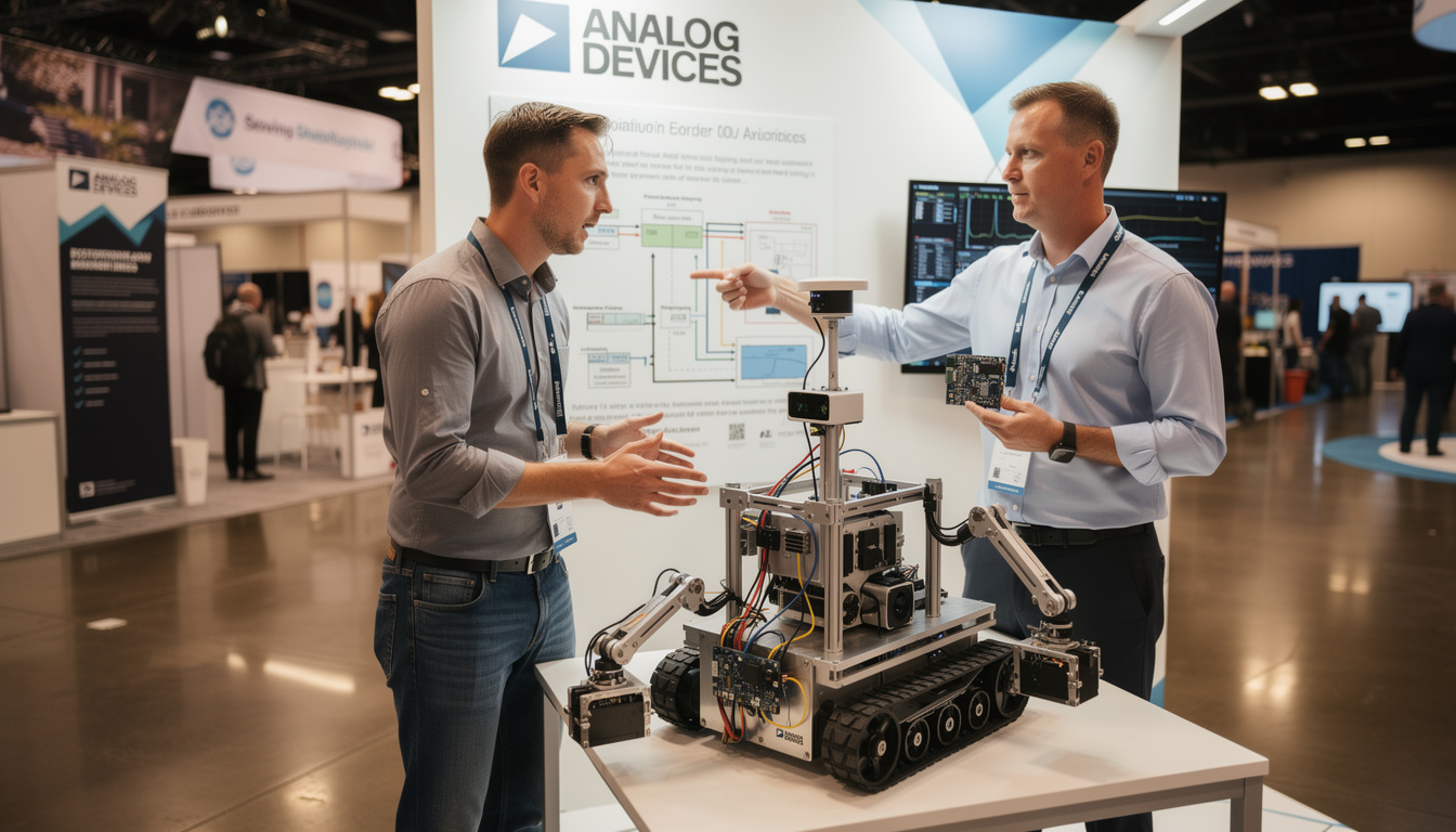analog devices renouvelle son engagement en tant que sponsor stratégique pour accompagner et soutenir les startups innovantes de massrobotics dans leur développement technologique.