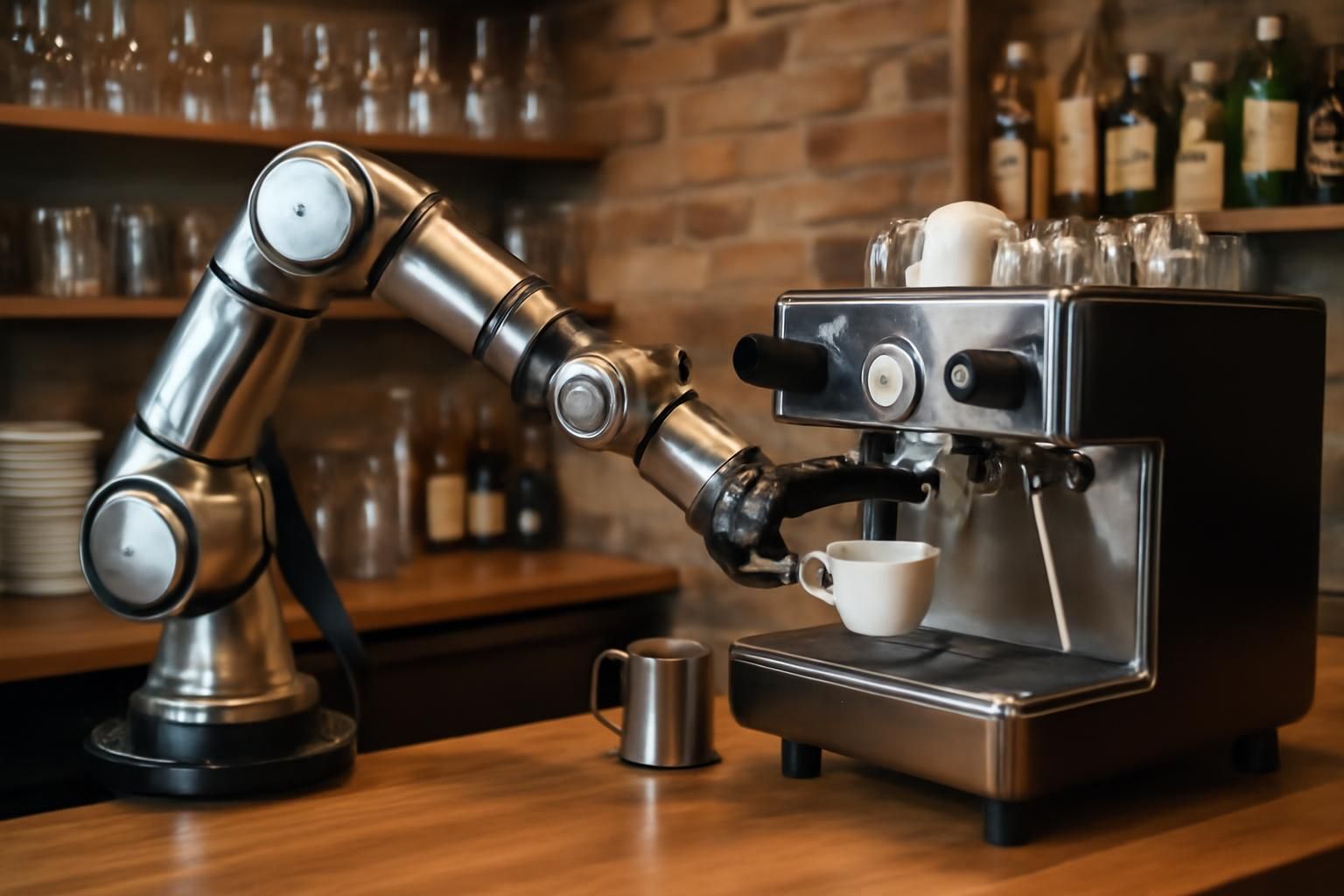 Le bras robotisé barman/barista : quand la robotique prépare vos cocktails et cafés