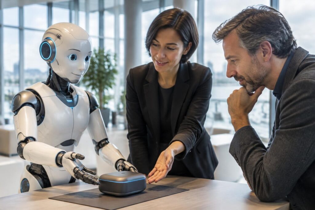 découvrez comment un robot humanoïde peut capter l’attention, créer une expérience mémorable et donner un nouvel élan à votre prochain lancement de produit.