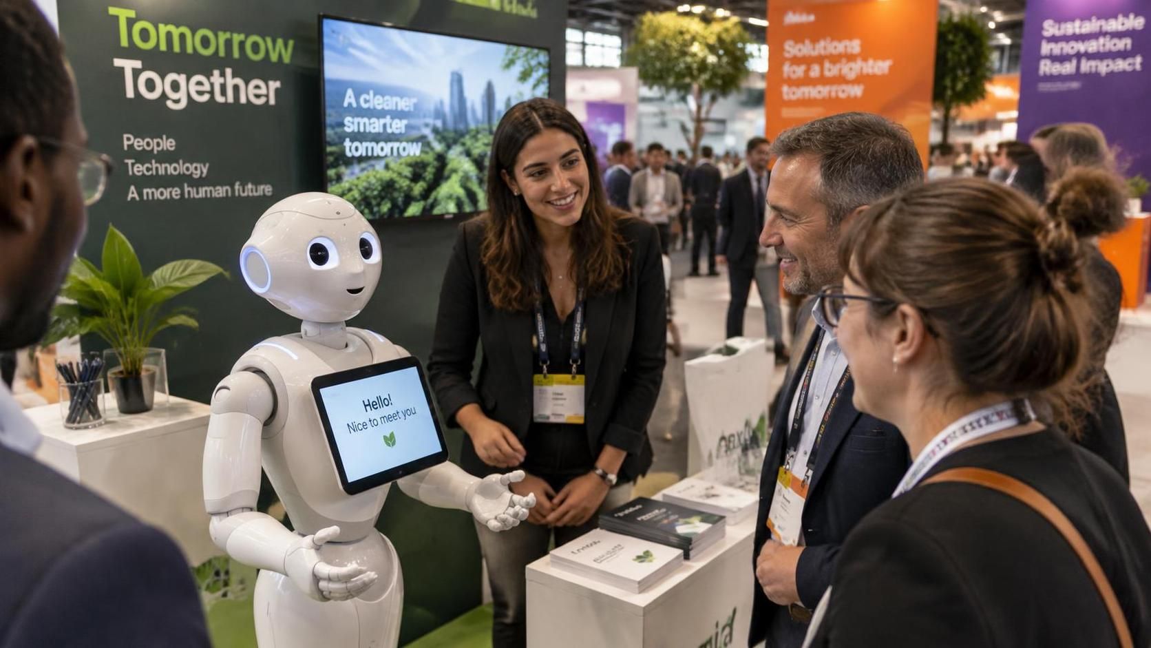 découvrez quel robot louer pour animer votre stand lors d’un événement : accueil, interaction et animation pour attirer les visiteurs et marquer les esprits.
